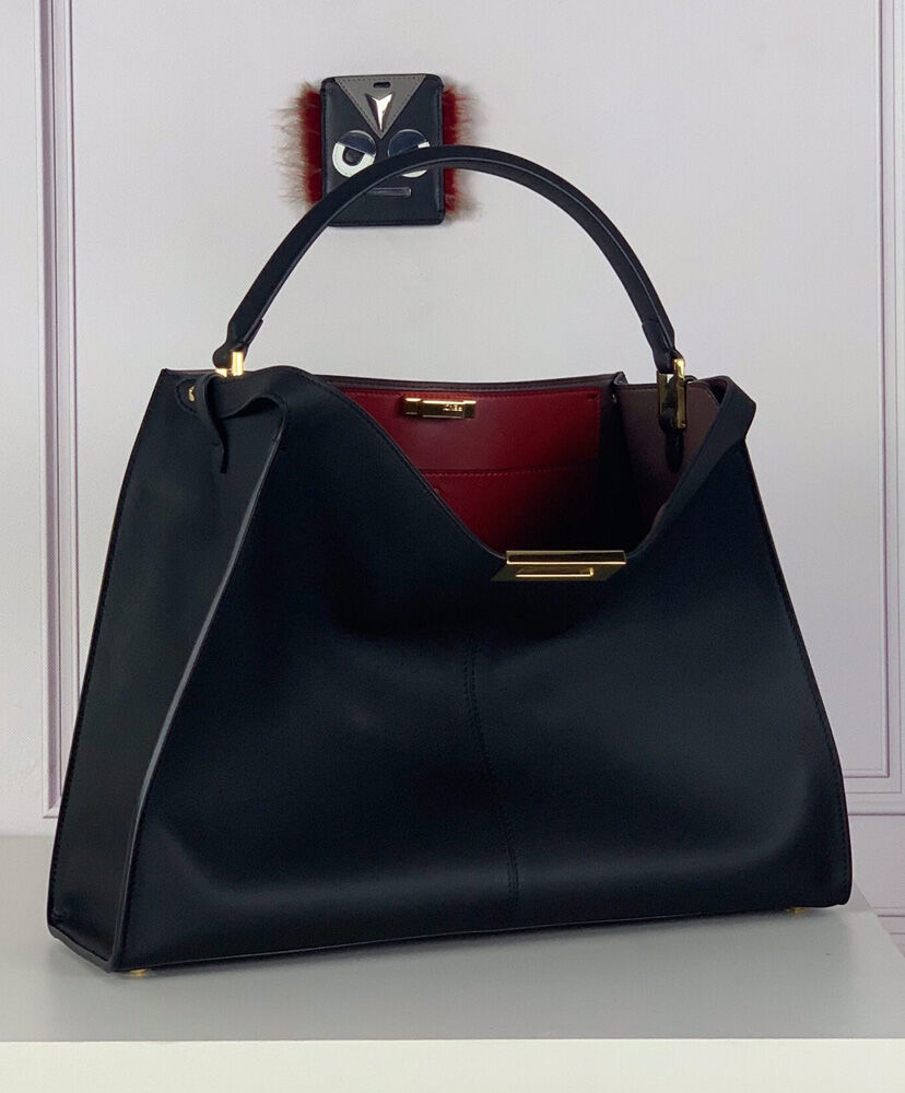 Fendi Peekaboo X lite Large Handbag 8BN304 Black